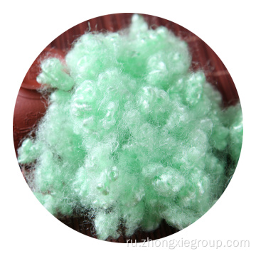 Зеленый 15d*51 мм HS Polyester Stpel Fiber